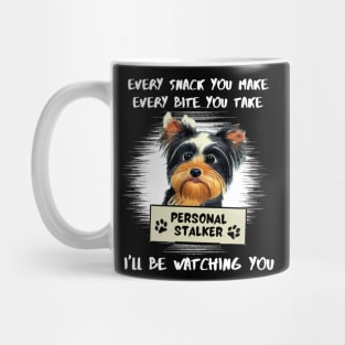 Funny Yorkie Dog Mom Yorkie Mama Who Loves Cute Teacup Yorkie Puppy Beloved Pet Mug